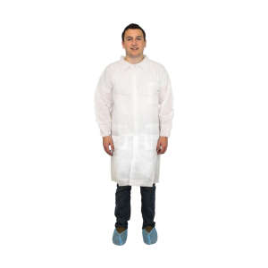 Impact, The Safety Zone, Lab Coats, L, White