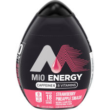 MiO Energy Strawberry Pineapple Smash Liquid Water Enhancer Caffeine & B Vitamins, 1.62 fl oz Bottle
