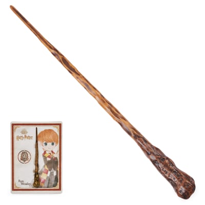 Wizarding World Harry Potter, 12-inch Spellbinding Ron Weasley Magic Wand & Spell Card, Accessory for Halloween Costumes for Girls & Boys