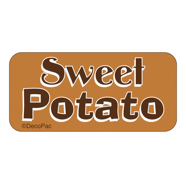 Sweet Potato Label PhotoCake® Edible Image® Merchandising Label