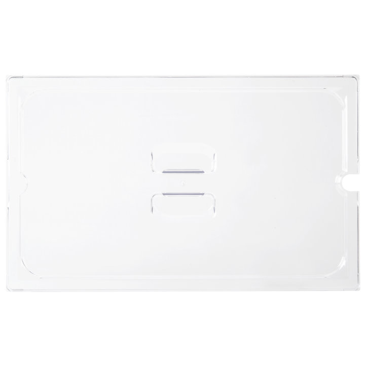 Full-size Super Pan® slotted clear polycarbonate cover