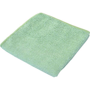 Hillyard, Trident®, 12"x12", Microfiber, Green Cloth