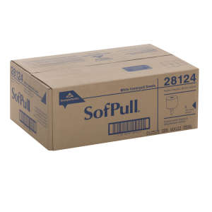 Georgia Pacific, SofPull, 800ft Center-pull Towel, 2 ply, White