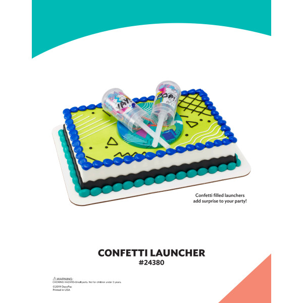 Confetti Launcher The Magic of Cakes® Icing Only Page