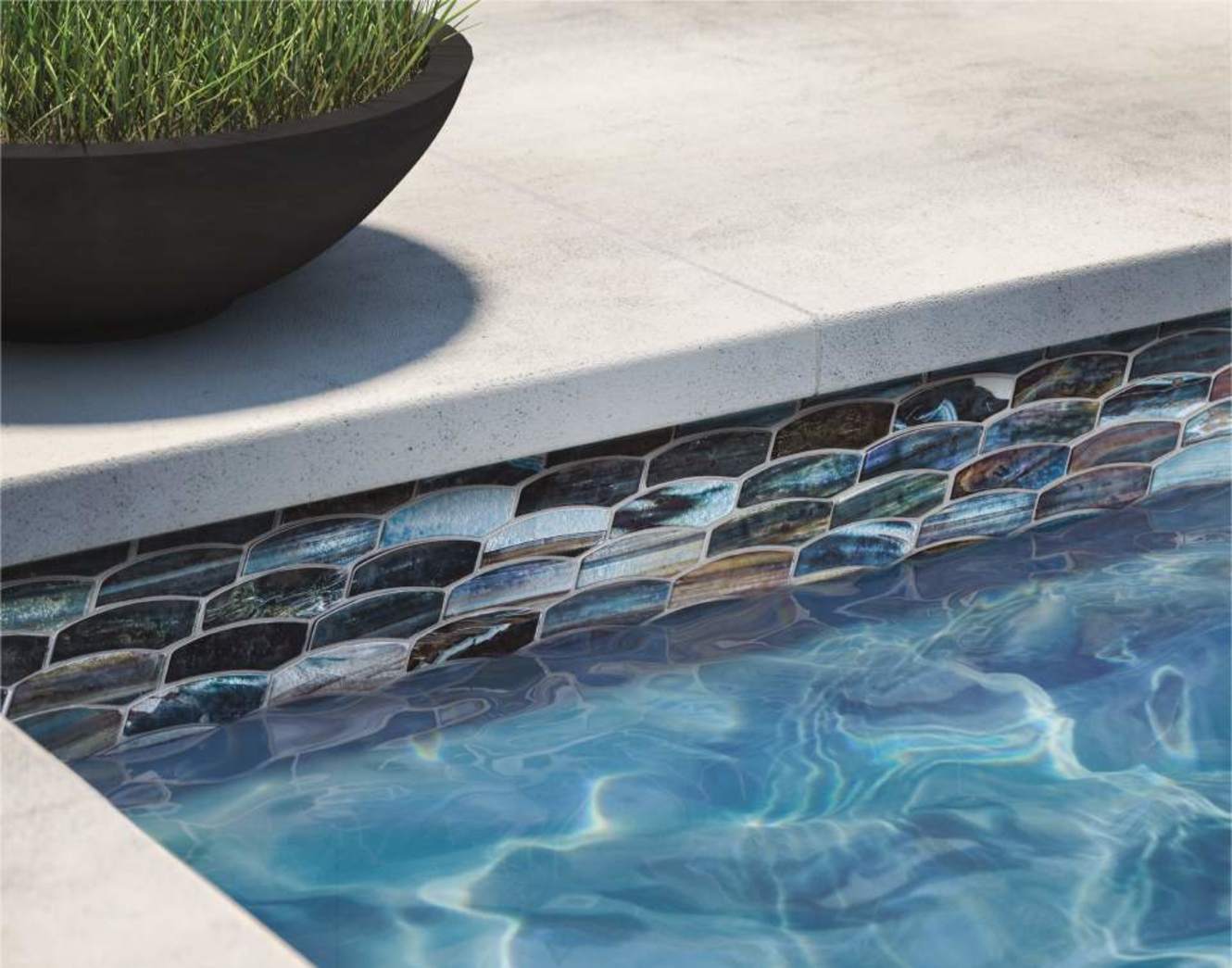 Just Add Water Abruzzo Pearl Feather Border