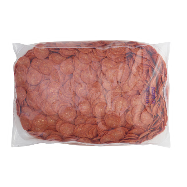 HORMEL(r) ROSA GRANDE(r) Extreme Pepperoni, Sliced, 2/12.5 lb . C1CB - Front Center Inner Pack (Hi Res)