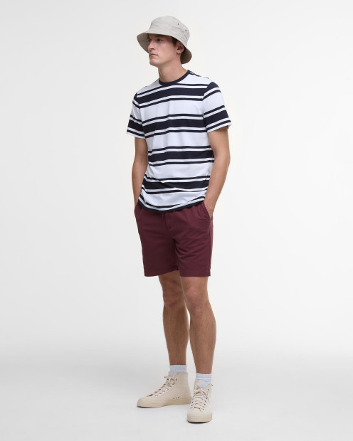 Washed Oxford Relaxed Shorts Burnt Heather