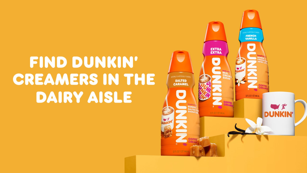 thumbnail video image 2 of Dunkin' Extra Extra Coffee Creamer, 32 fl oz Bottle, 2 of 15
