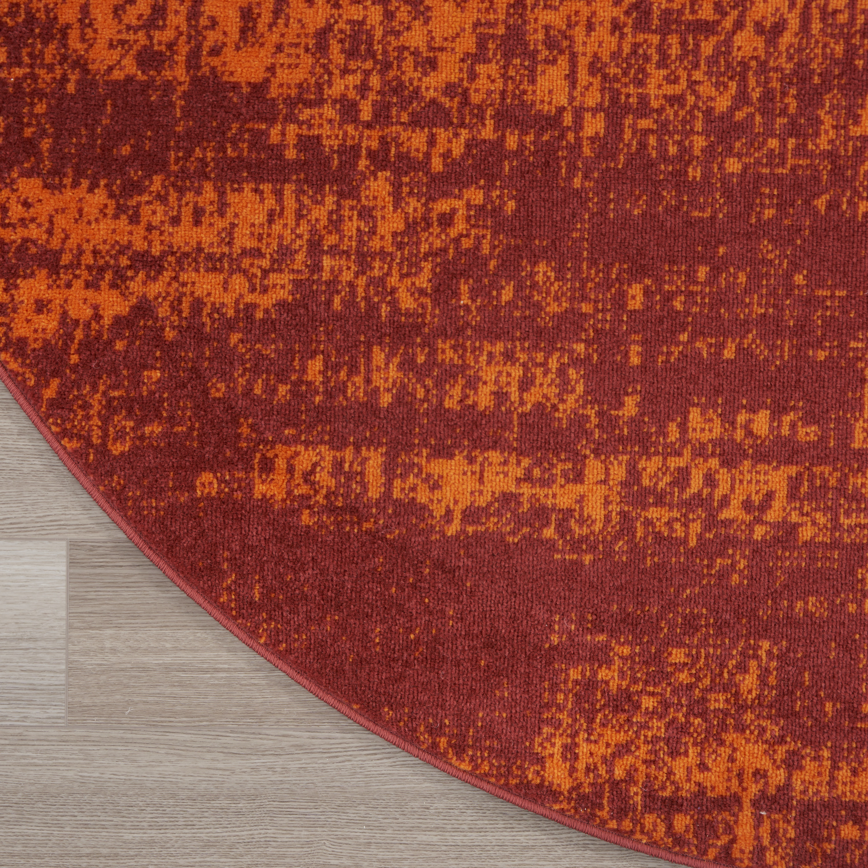 Nourison Nourison Essentials 6' x Round Red Modern Rug