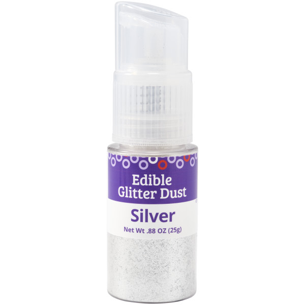 Silver Dust 25g - Red 3 Free Edible Glitter