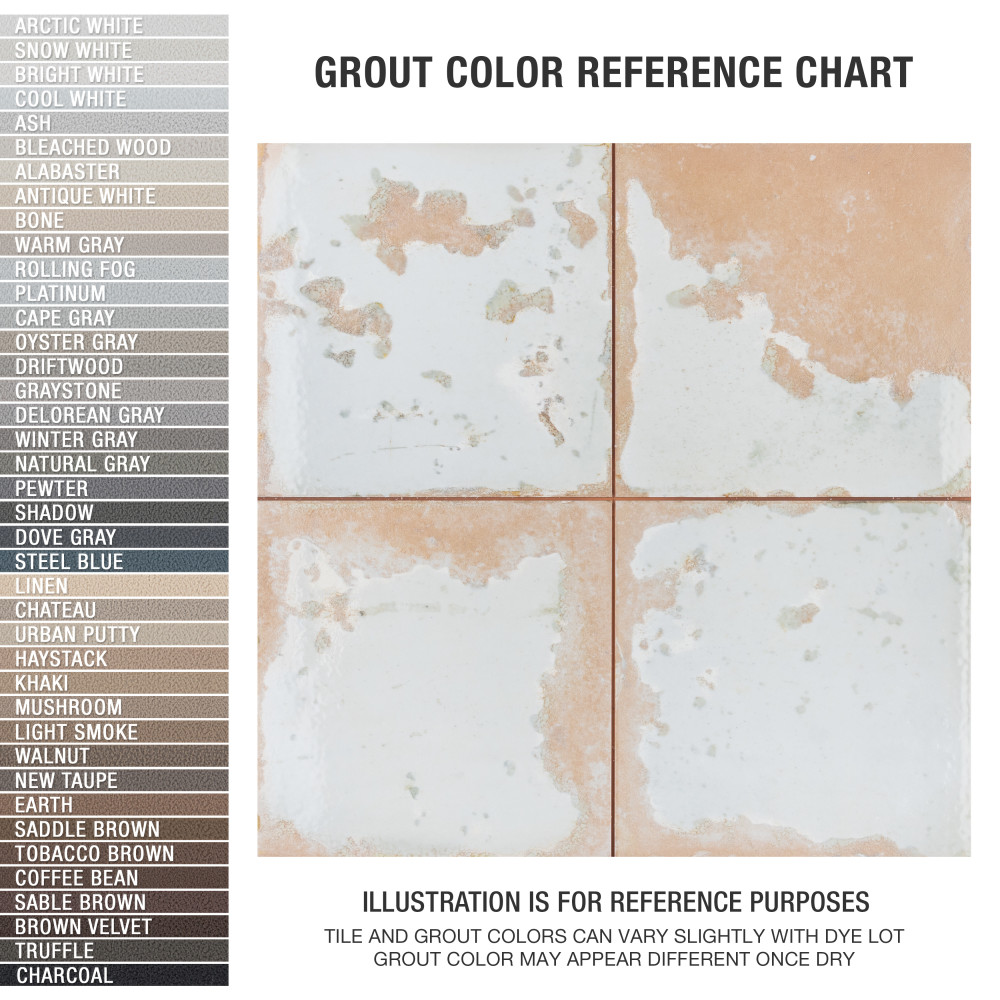 Kings Luxe Heritage White 17-5/8 in. x 17-5/8 in. Ceramic Floor and Wall Tile