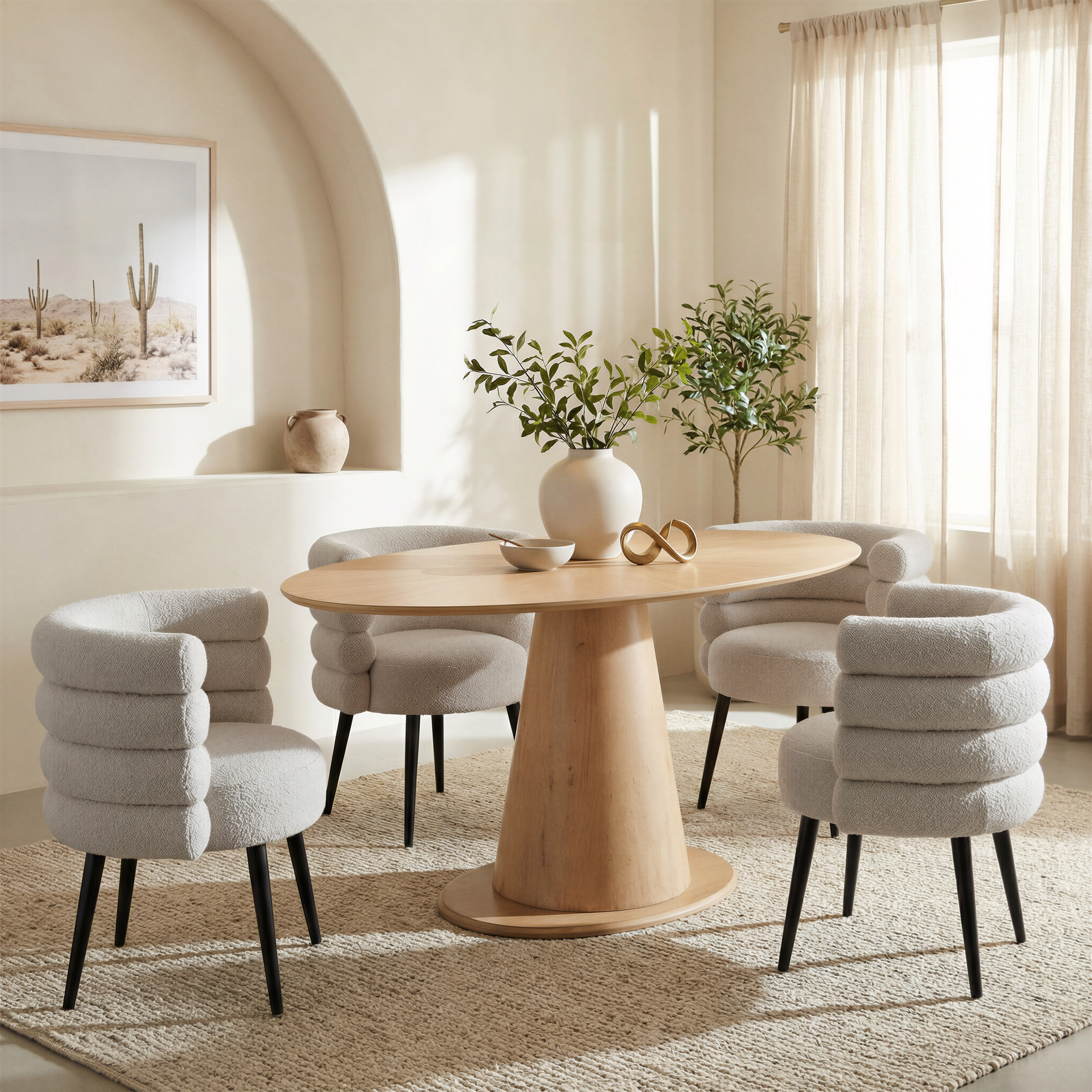 Disque Dining Table Natural product image