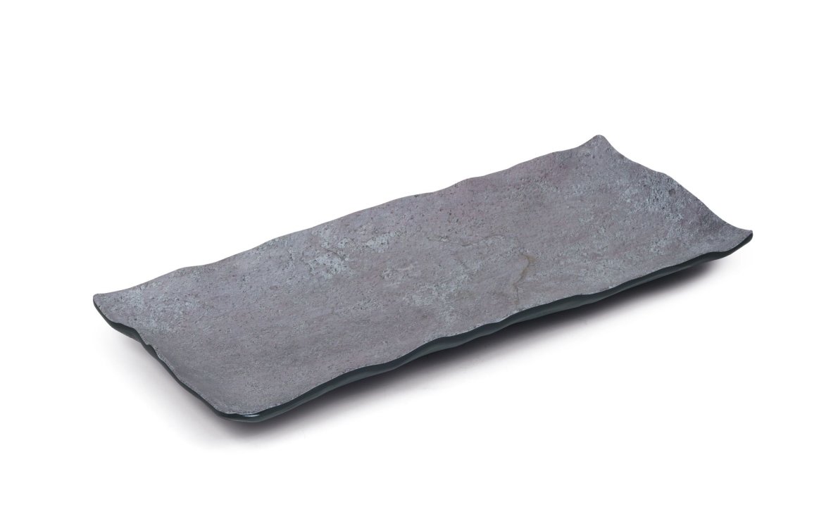 Plateau rectangulaire Stonehenge 39 x 16.5 cm