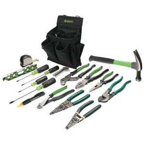 Journeymans Kit, Hand Tool Kit, 17 Pc. pc.
