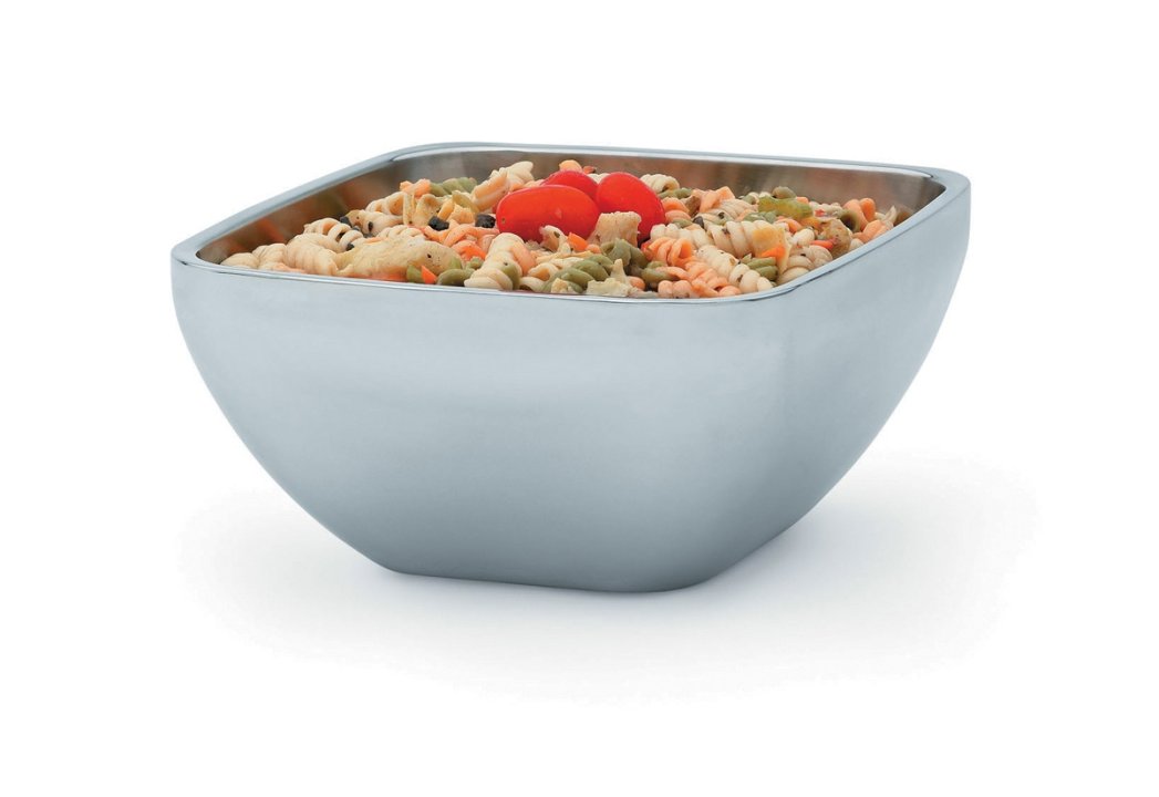 Double-Wall Square Plain Bowls