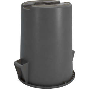 Carlisle, Bronco, Waste Container, 55 gal, Plastic, Gray, Round, Receptacle