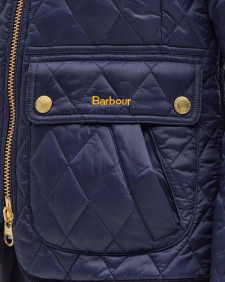 Beadnell Fitted Quilted Jacket Navy-Classic