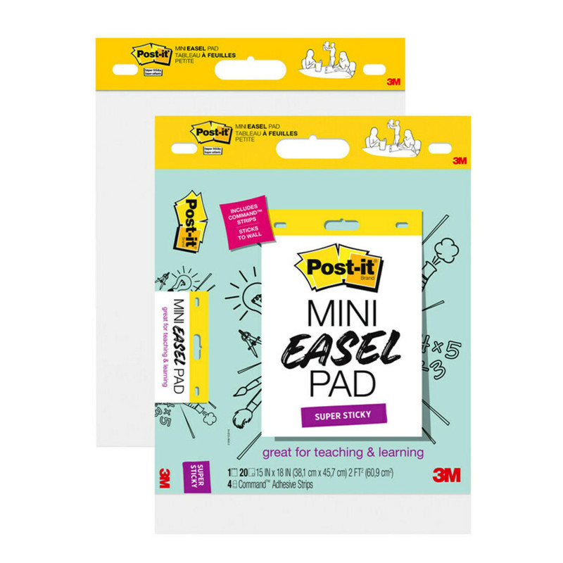 Super+Sticky+Mini+Easel+Pad%2C+15+x+18+Inches%2C+20+Sheets%2FPad%2C+Pack+of+2
