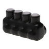 4-Port Gray Multi-Tap Pre-Insulated Connector, 3/0 - 4 AWG