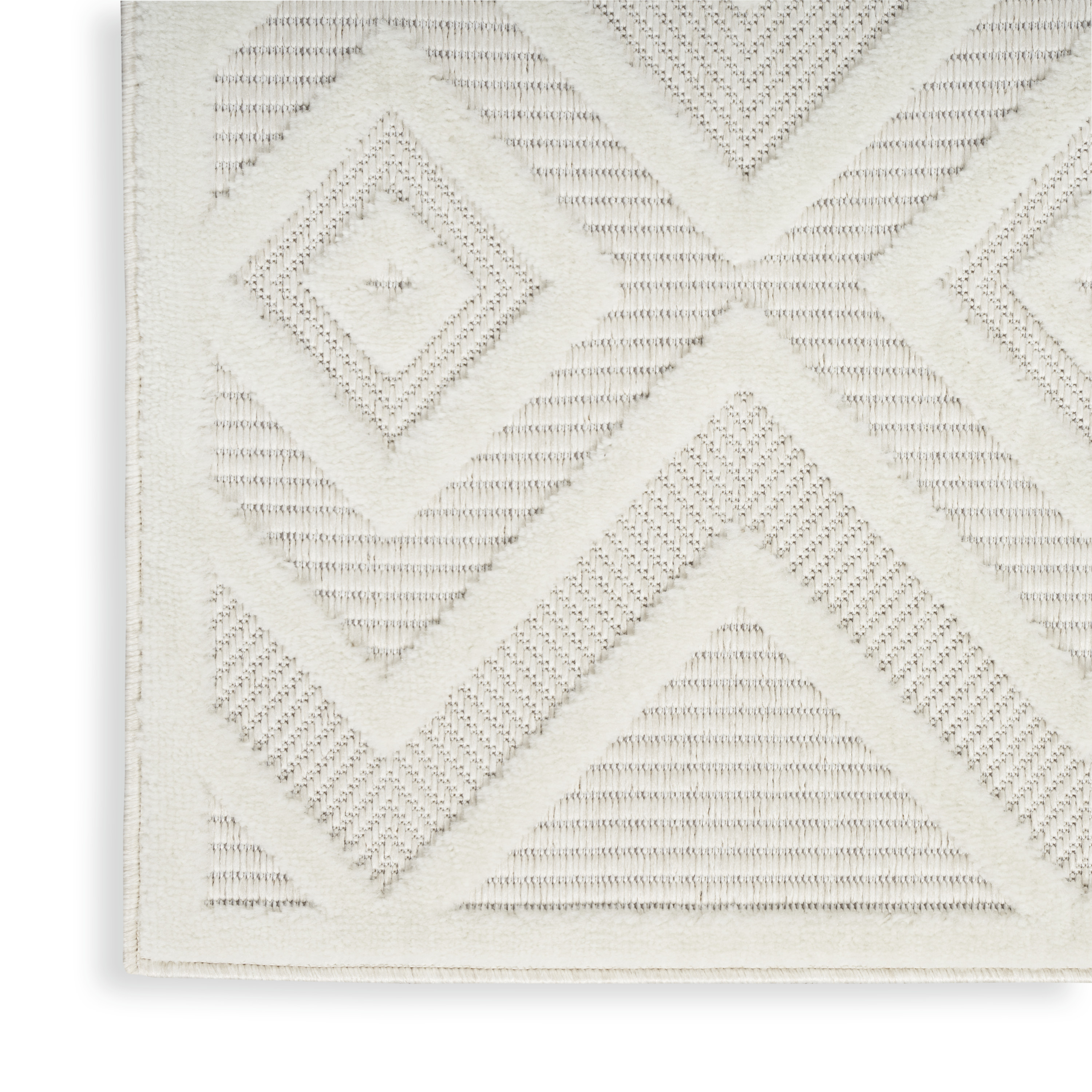 Nourison Versatile 8' x 10' Ivory White Modern Rug