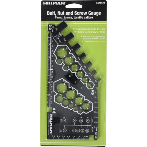 Bolt nut screw gauge