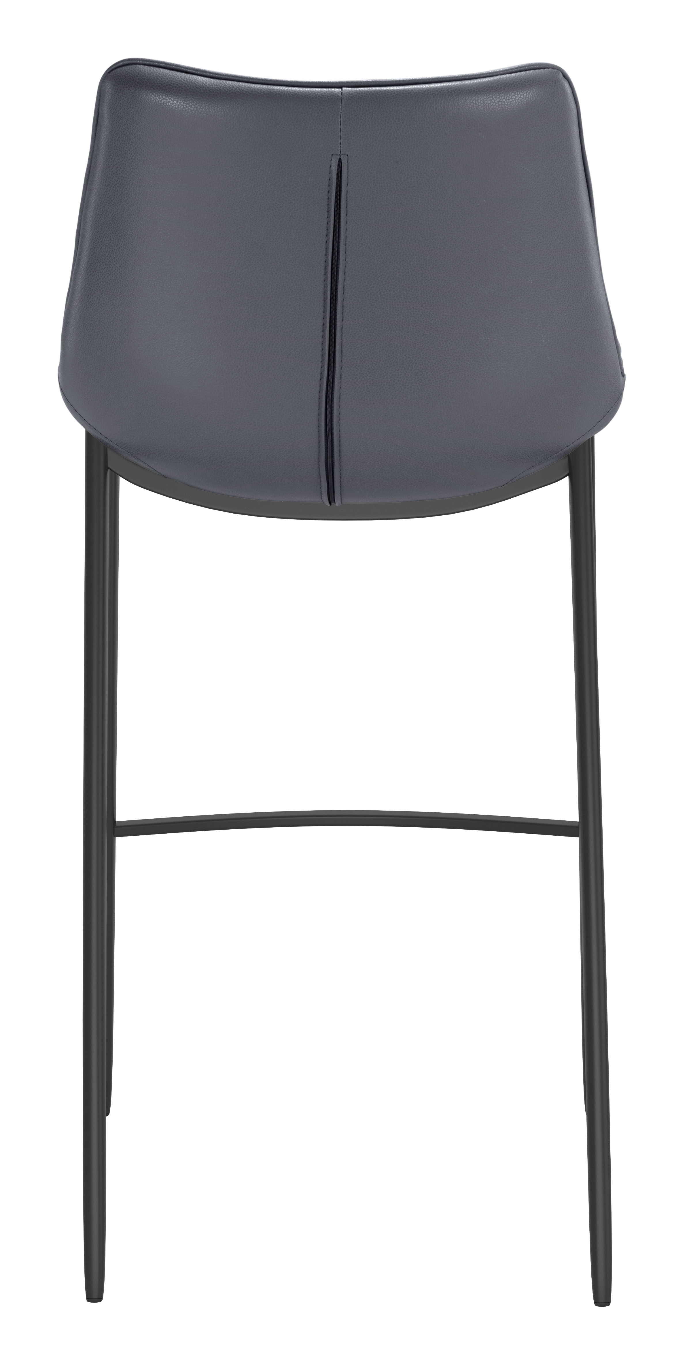 Magnus Barstool (Set of 2) Dark Gray & Black product image