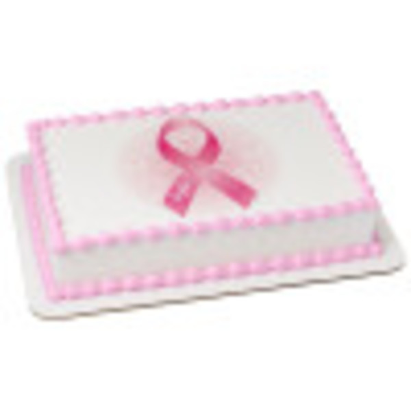 Breast Cancer Awareness Pink Ribbon Decopics | DecoPac