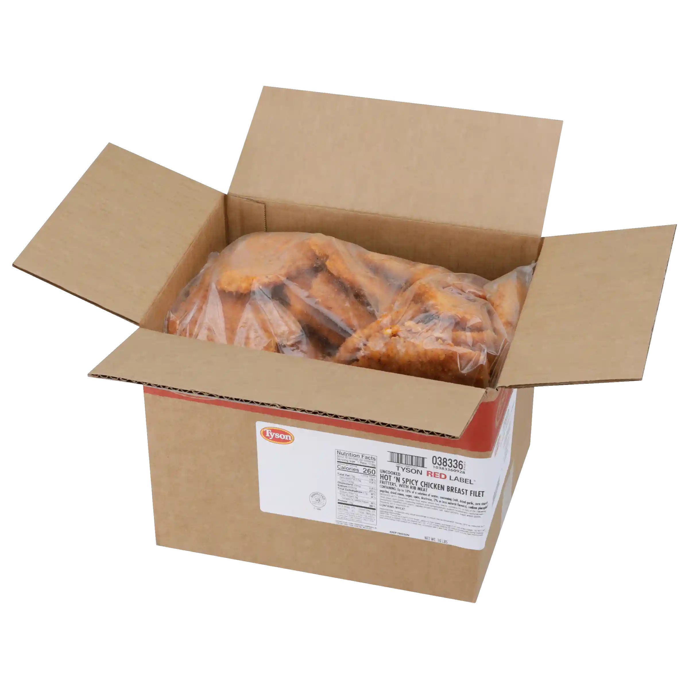 Tyson Red Label® Uncooked Hot & Spicy Chicken Breast Filet Fritters, 4 oz. _image_4