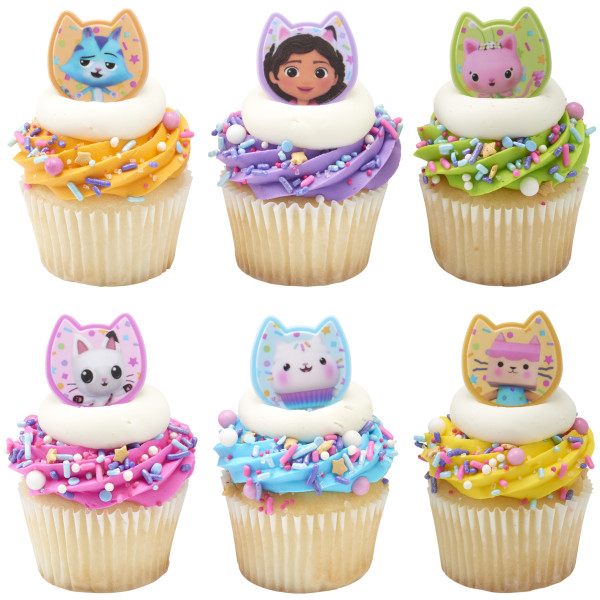 DreamWorks Gabby's Dollhouse Cupcake Rings