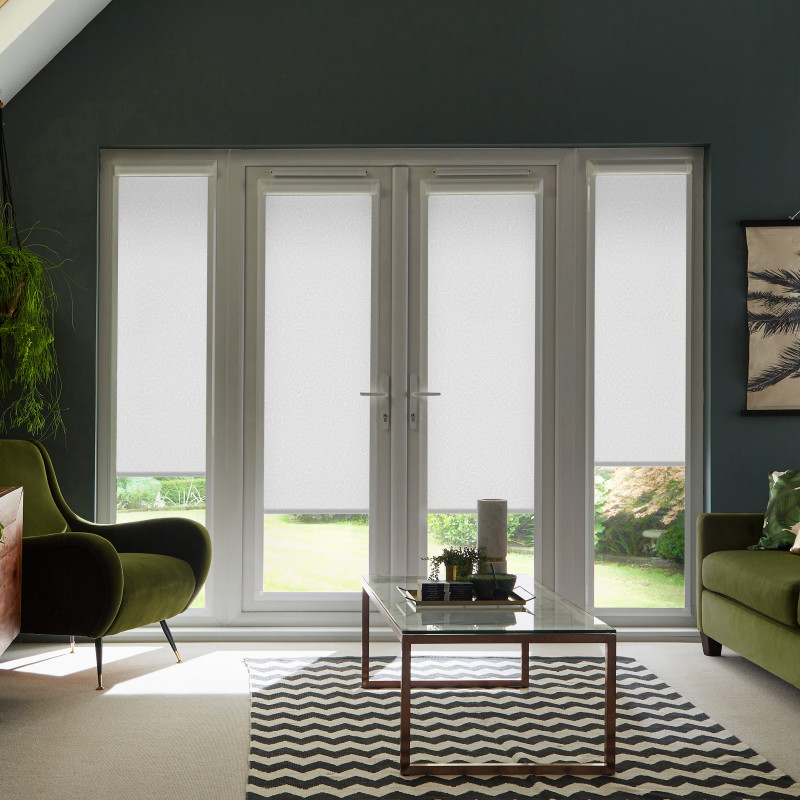 Orla White Roller Blind