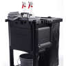 Rubbermaid Commercial, Executive Locking Cabinet Door Kit for Traditional Janitorial Cleaning Carts, Black