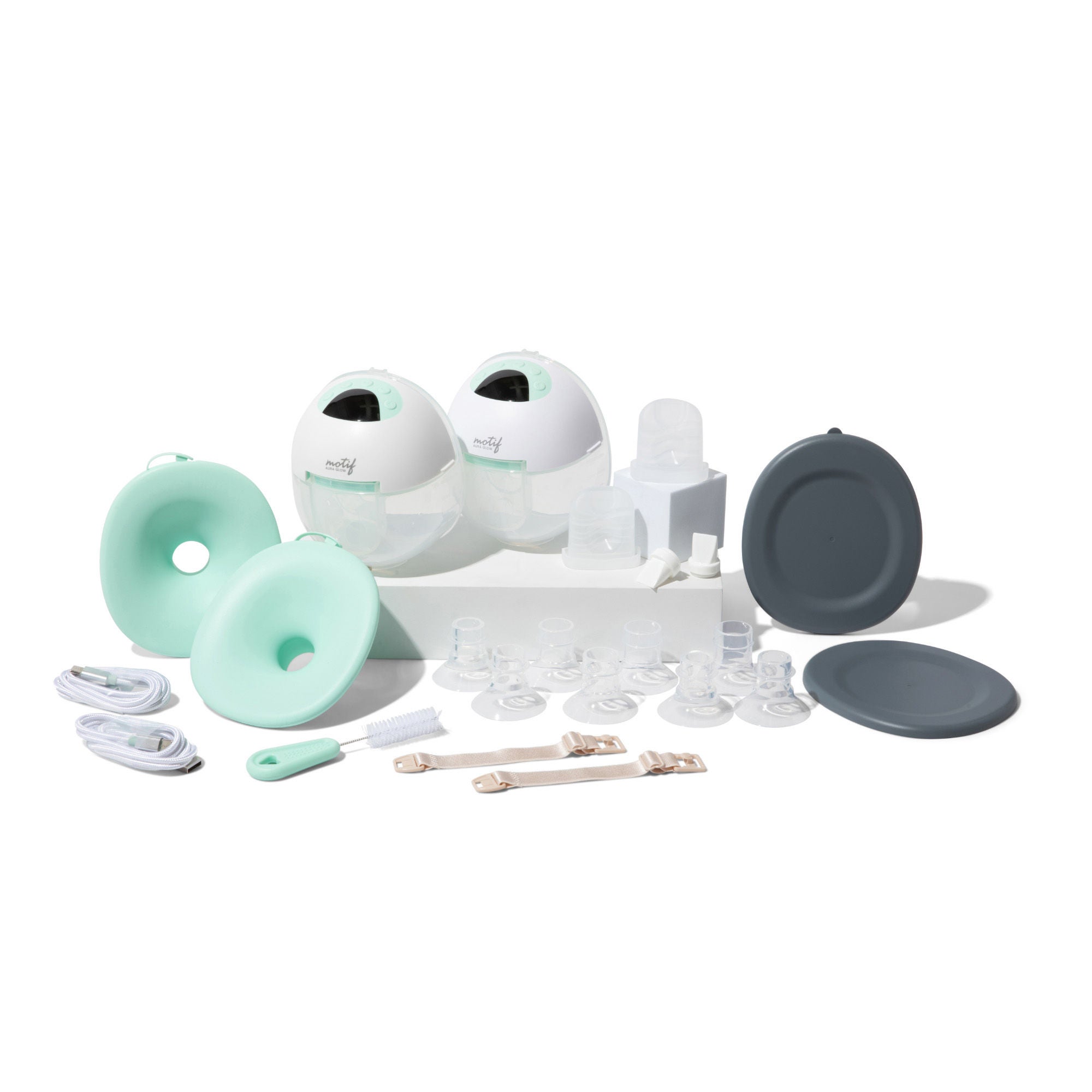 Motif Aura Glow™ Hands Free Double Electric Breast Pump