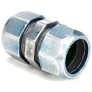 Raintight Compression Coupling, Zinc Die Cast, EMT Conduit, 1/2 in.