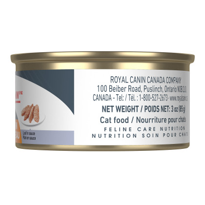 Royal Canin Feline Care Nutrition Hair & Skin Care Loaf In Sauce Canned Cat Food