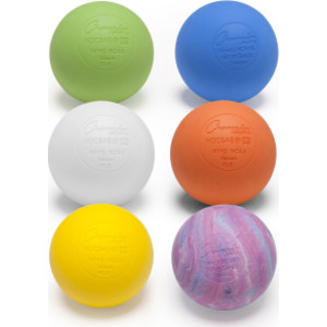 Official Lacrosse Ball Set, 6 Assorted Colors