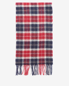 Tartan Lambswool Scarf Cranberry Tartan