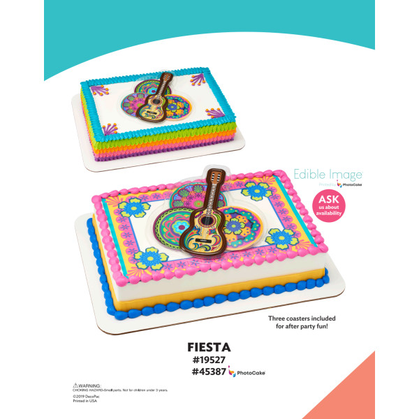 Fiesta The Magic of Cakes® PhotoCake® Enhanced Background and Icing Page