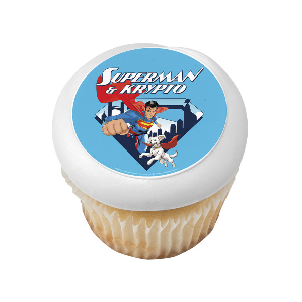 Superman™ and Krypto PhotoCake® Edible Image®