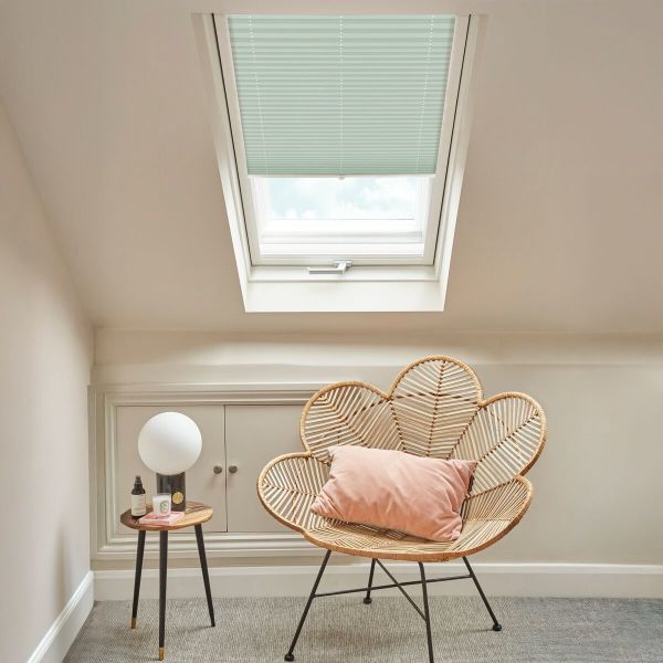 Malbec Sage Pleated blind