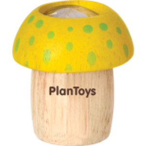 Yellow Mushroom Kaleidoscope Wooden Discovery Toy