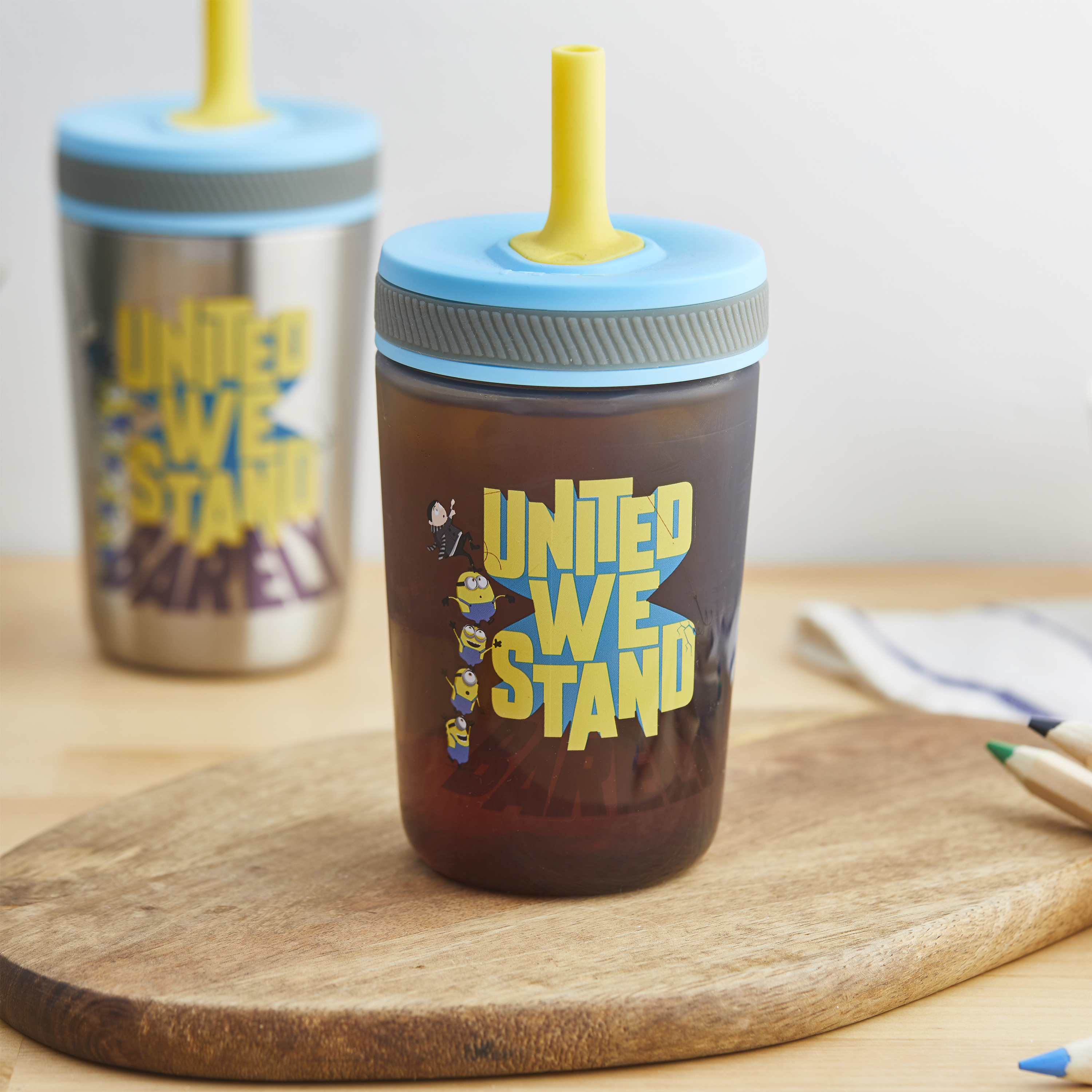 Minions 2 Movie 15  ounce Plastic Tumbler, Minions - Better Together, 3-piece set slideshow image 7