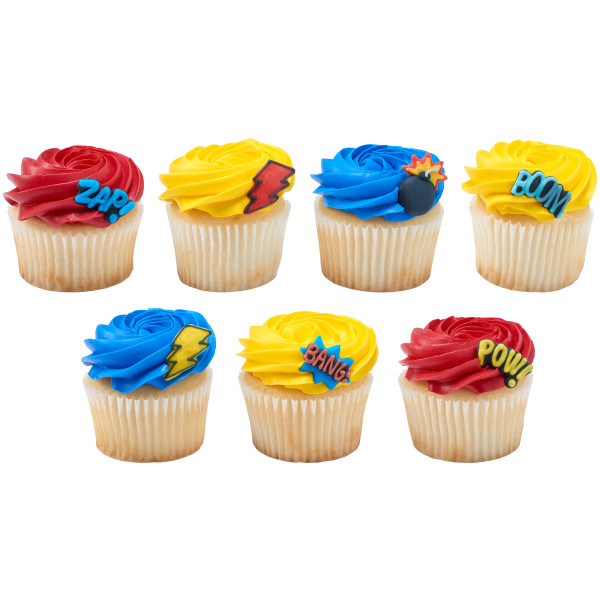 Superheroes Royal Icing Decoration
