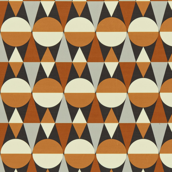 Piccadilly Dots Amber Roman blind