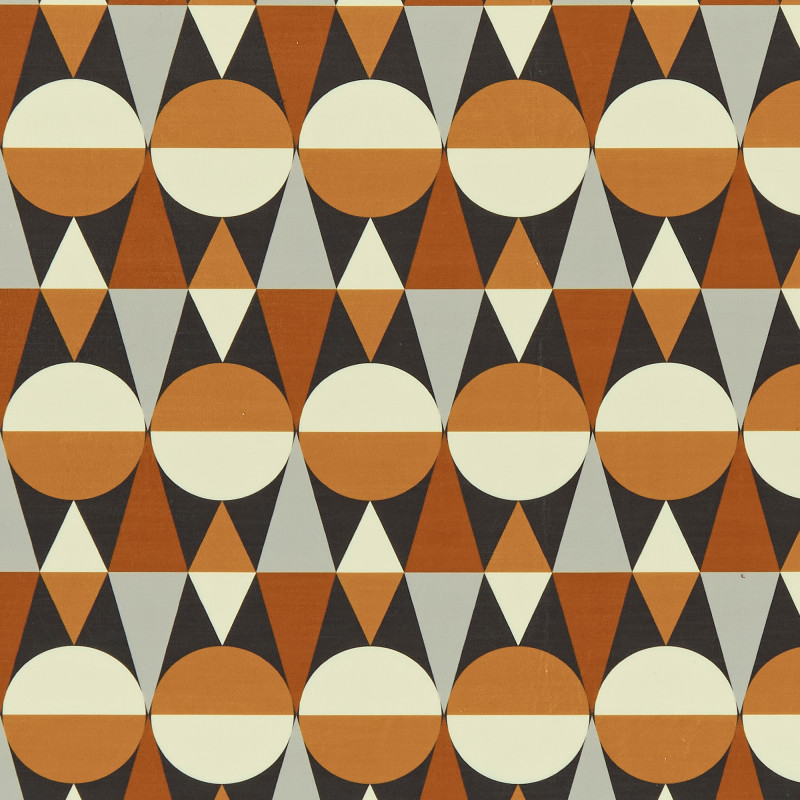 Piccadilly Dots Amber Curtains