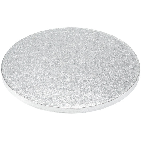 10" Round Silver Foil Cake Board