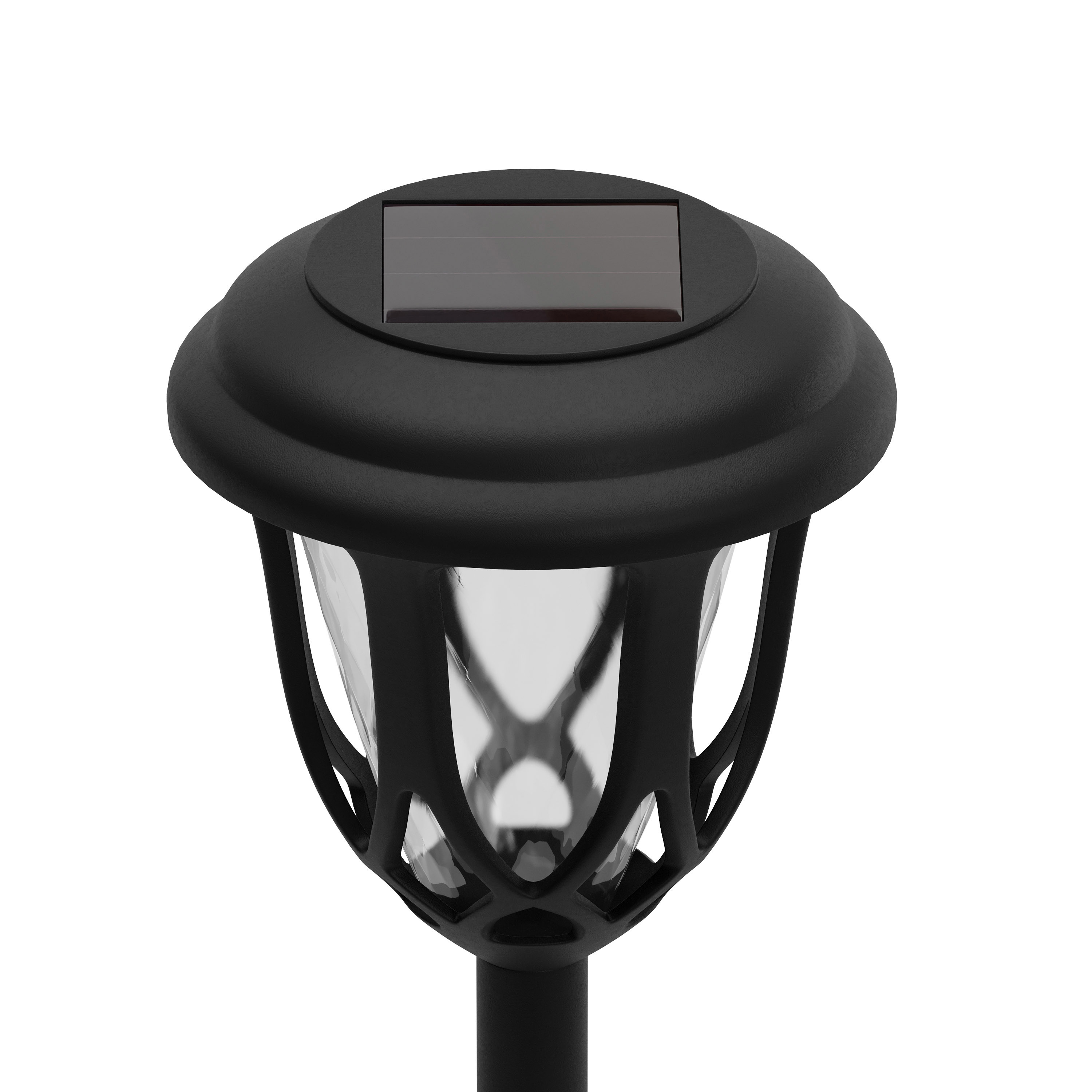 Carney Set of 8 Black Flared Solar LED Lights, Decorative Solar Powered Lands... - Picture 19 of 20
