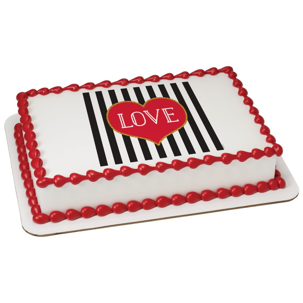 Image Cake Love Stripes