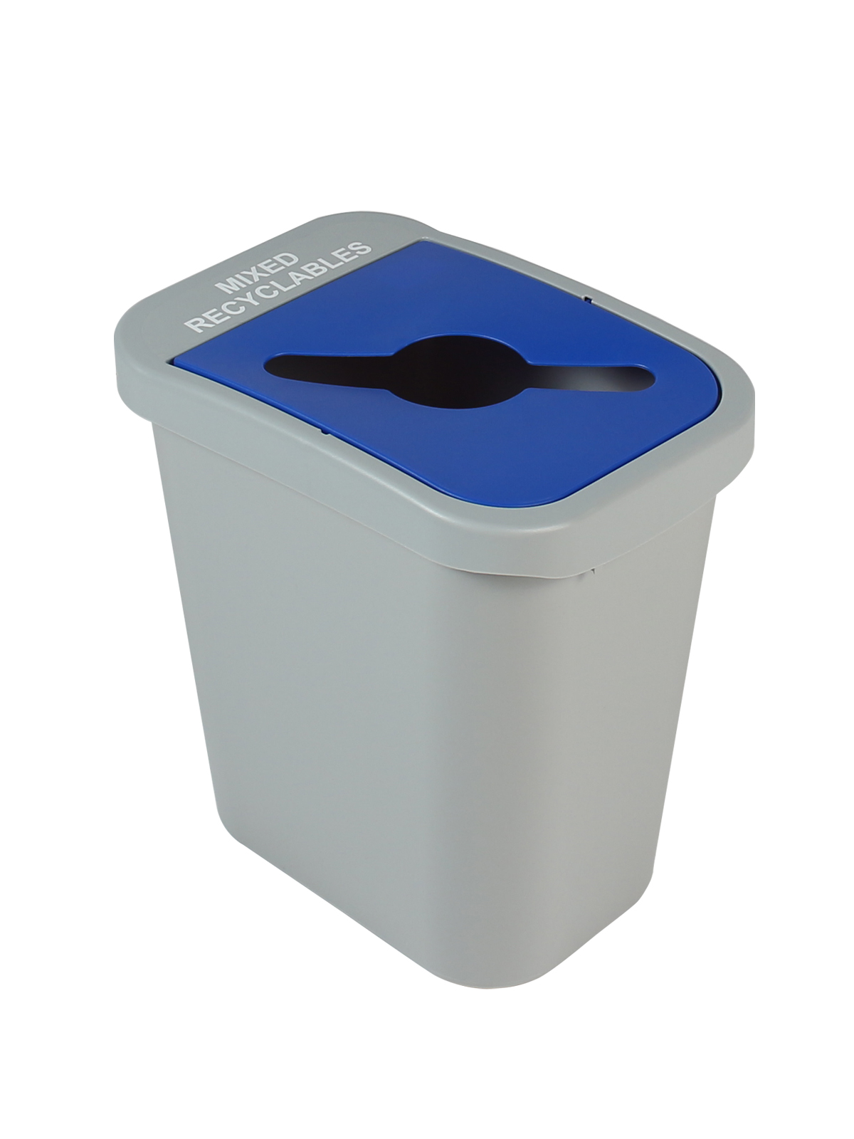 BILLI BOX – Single – Kit – 7 G – Mixed Recyclables – Mixed – Grey-Blue