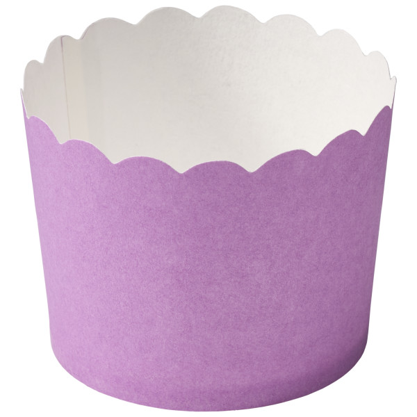 Lilac Scalloped Baking Cups