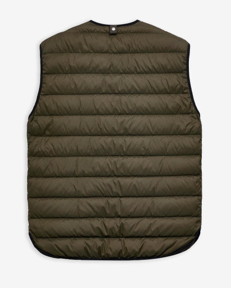 Gilet reversibile in piuma d’oca